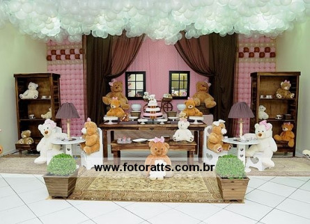 Decoração Chá dos Ursos